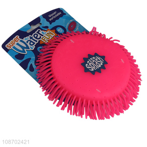 Hot sale splash water flying disc stress relief toy for adults kids