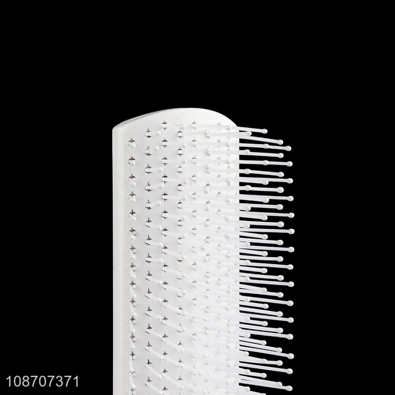 Hot product wooden handle detangling comb anti-knotting massage hair brush