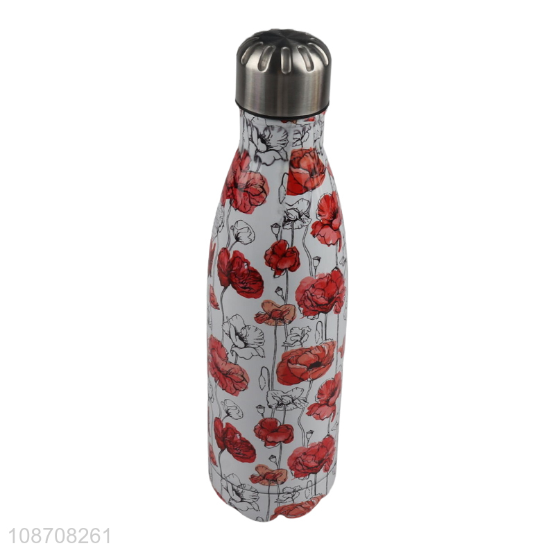 China products stainless steel portable vacuum insulated water bottle for sale