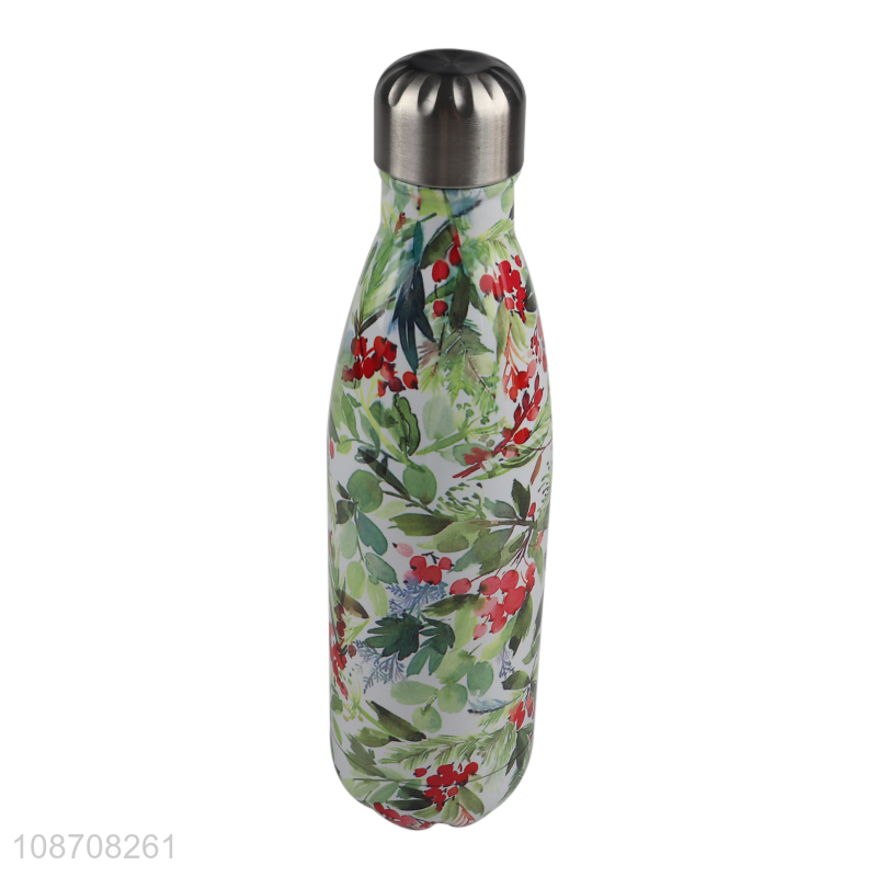 China products stainless steel portable vacuum insulated water bottle for sale