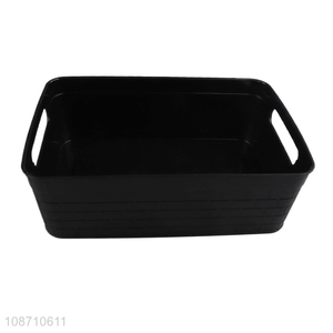 Wholesale multi-use plastic storage basket sundries organizers with handles