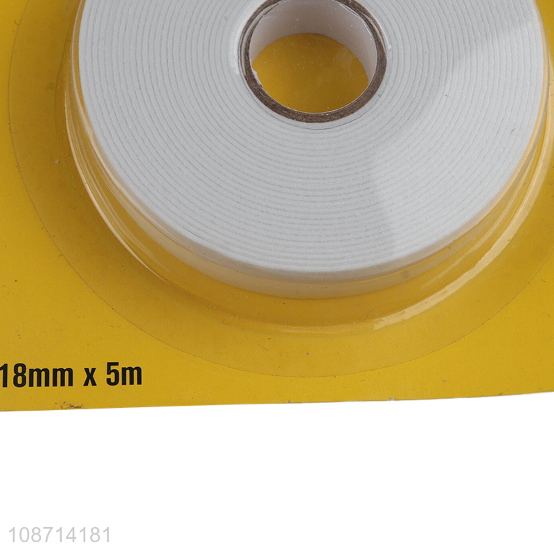 High quality 5m PE foam tape multi-purpose adhesive double-sided tape