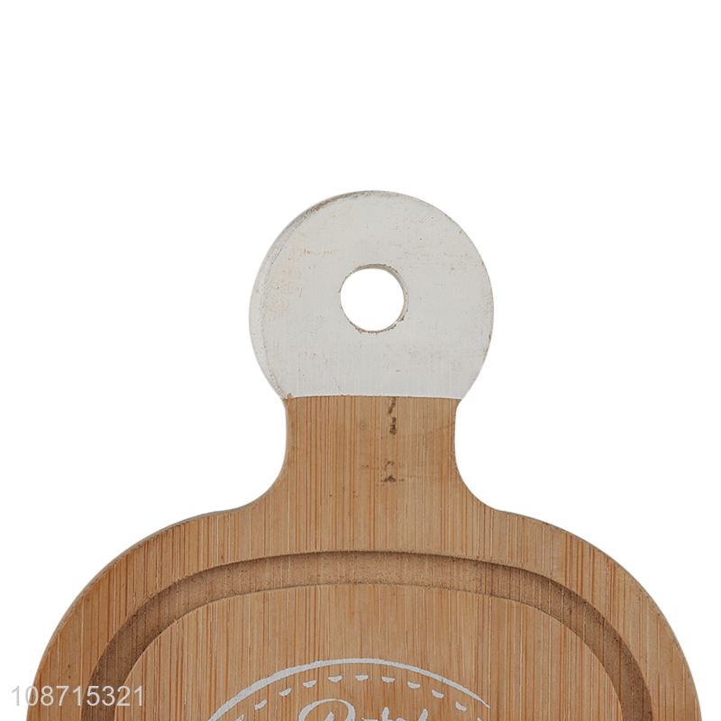 Whoelsale heavy duty bamboo cutting board pizza board for restaurant