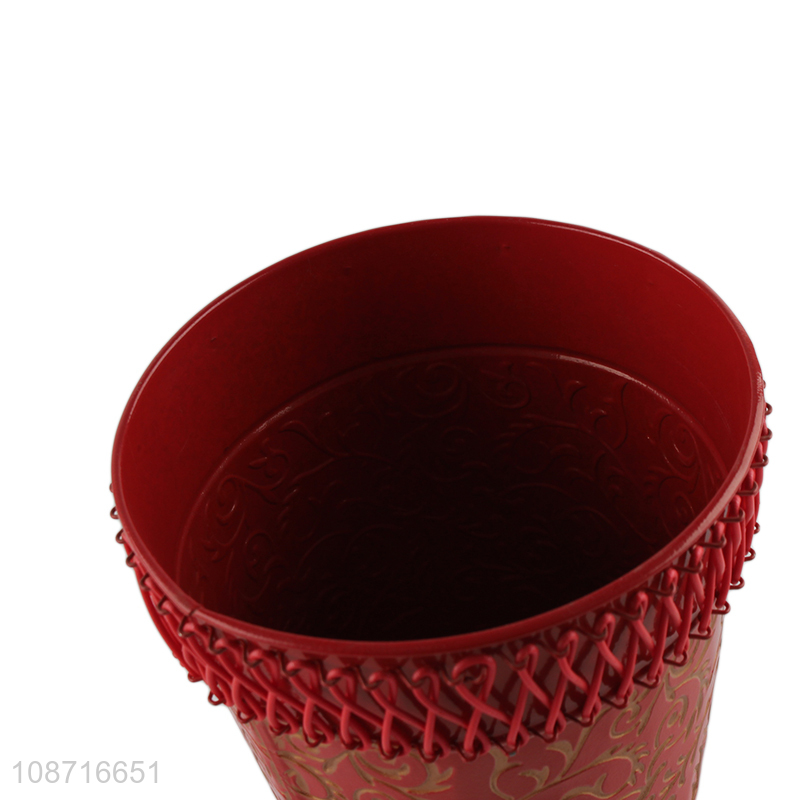 New arrival indoor outdoor decoration galvanized flower pot for sale