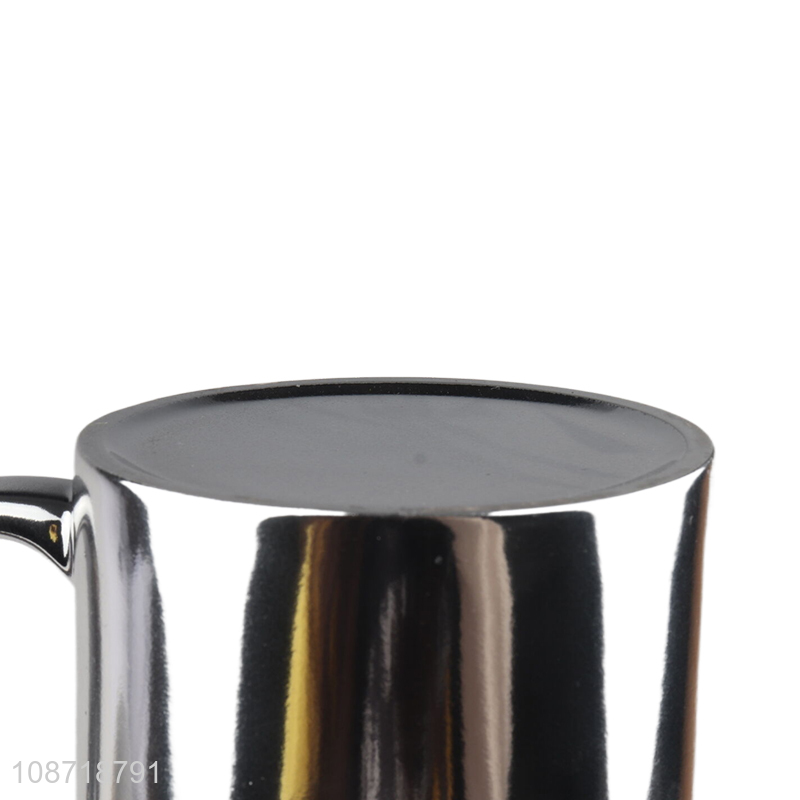 Wholesale ceramic sublimation metallic mugs silver plated coffee mugs