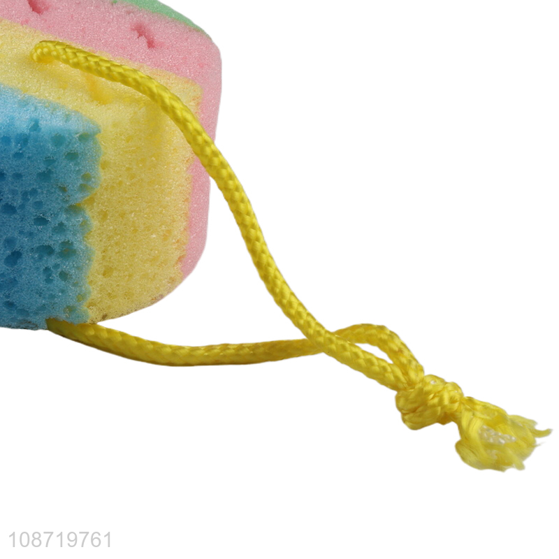 China products reusable body exfoliating bath shower sponge wholesale