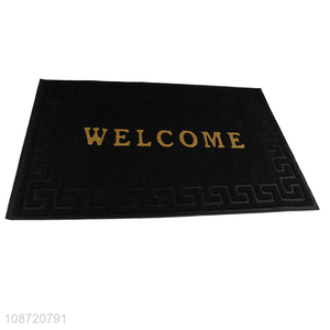 Top quality rectangle welcome entrance door mat floor mat for home