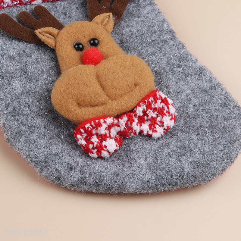 Popular products christmas tree hanging christmas stocking for decoration