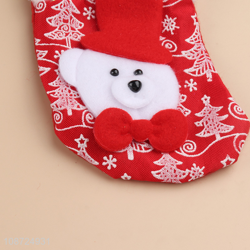 High quality hanging christmas stocking for xmas tree decoration