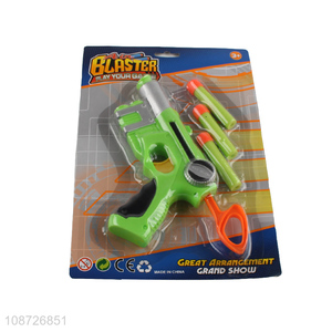 Online wholesale plastic toy gun soft bullet gun for kids age 3+