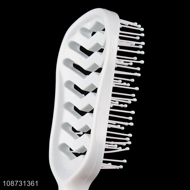 Hot selling anti-static rib comb detangling hair brush for all hair types