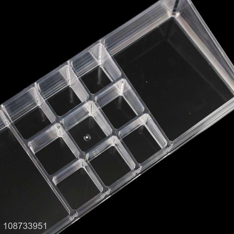 Latest design plastic desktop cosmetic makeup storage box for sale