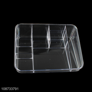 Hot selling cosmetic display box clear makeup storage box wholesale