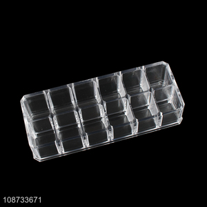 China products transparent makeup cosmetic holder lipstick storage box