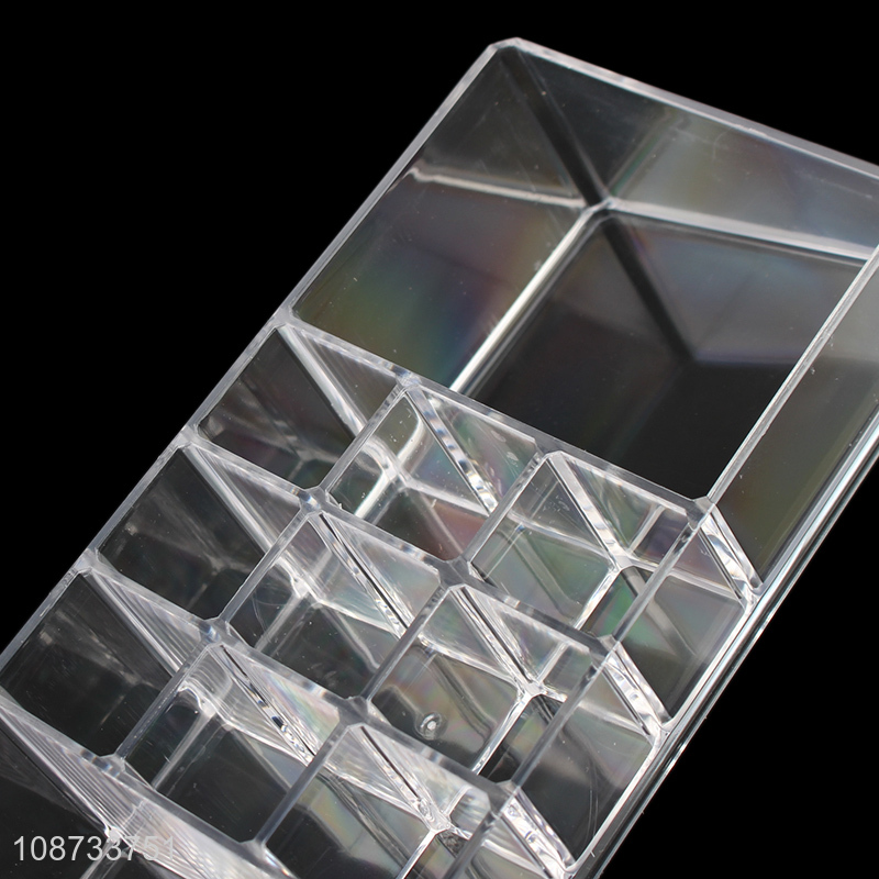 Good price plastic desktop makeup cosmetic organizer clear storage box for sale