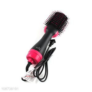 Yiwu market hot air brush electric styling brush hair dryer