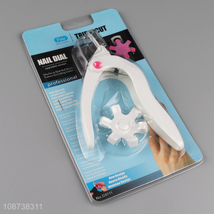 Popular products professional stainless steel nail dial clipper for sale