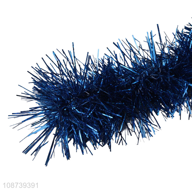 Online wholesale metallic Christmas tinsel garland for indoor outdoor decor