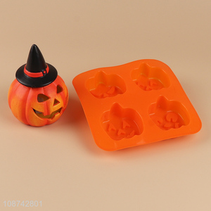 Top selling pumpkin shaped silicone non-stick cookies mold mini cake mould