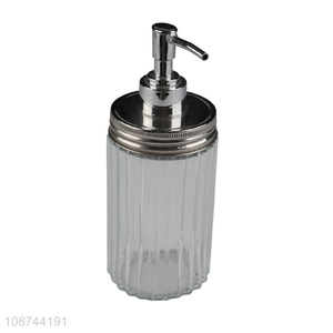 Good price glass hand sanitizer bathroom accessories soap dispenser for sale