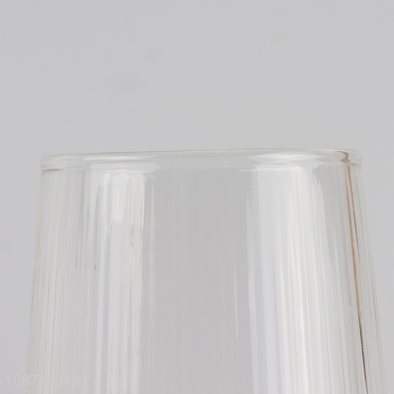 High quality clear glass drinkware tall glass coffee mug tea cup