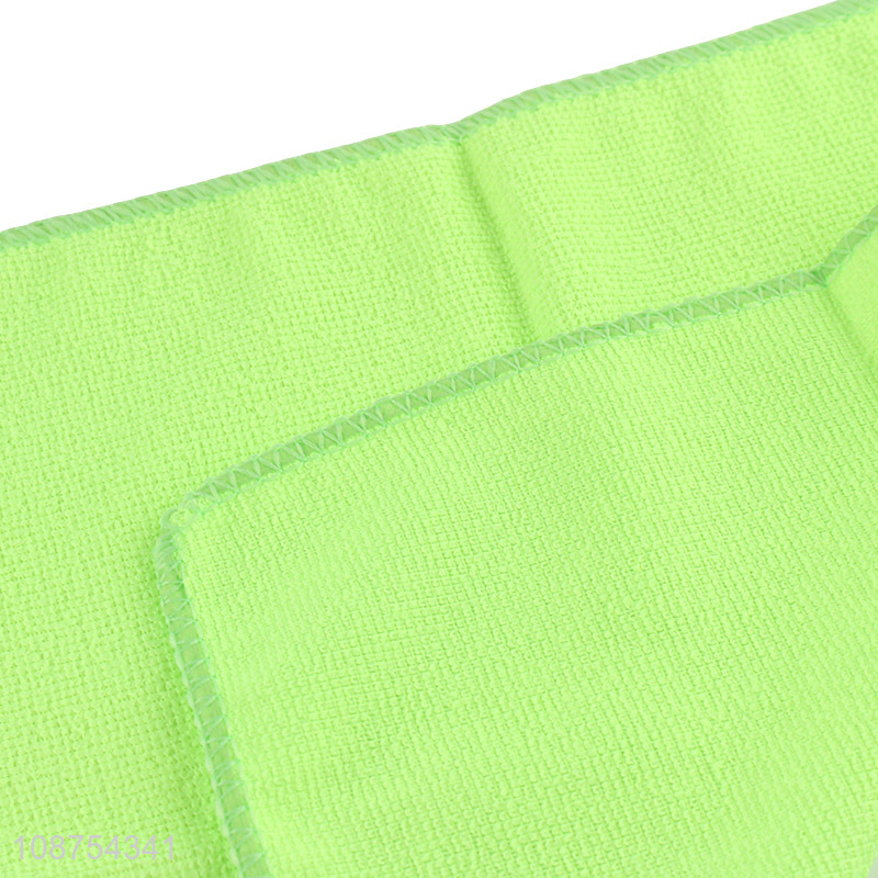 Wholesale strong water absorption microfiber cleaning cloths kitchen cleaning towel