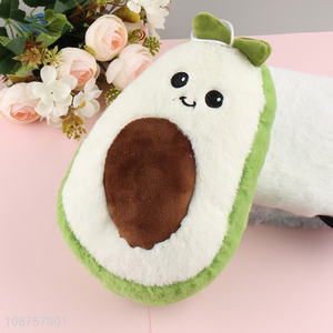 Good quality avocado shaped soft plush toys for birthday gifts