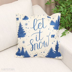 High quality soft Christmas pillow cover for home couch sofa