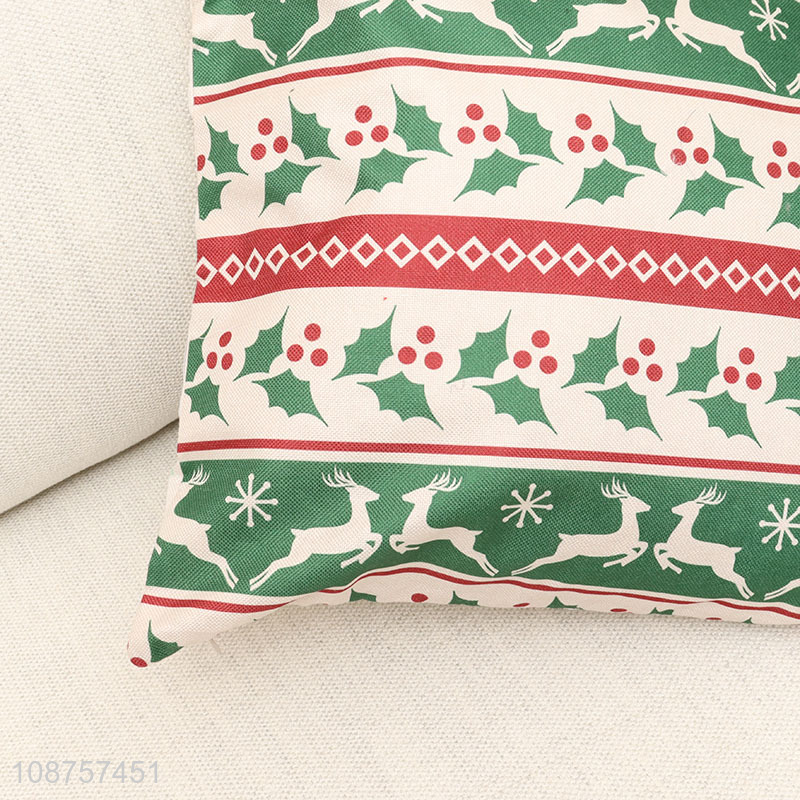 Wholesale Christmas throw pillow cover case for Xmas decor