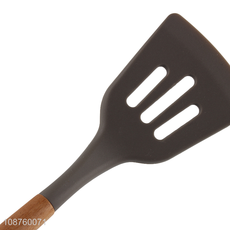 China products silicone cooking slotted spatula for kitchen utensils