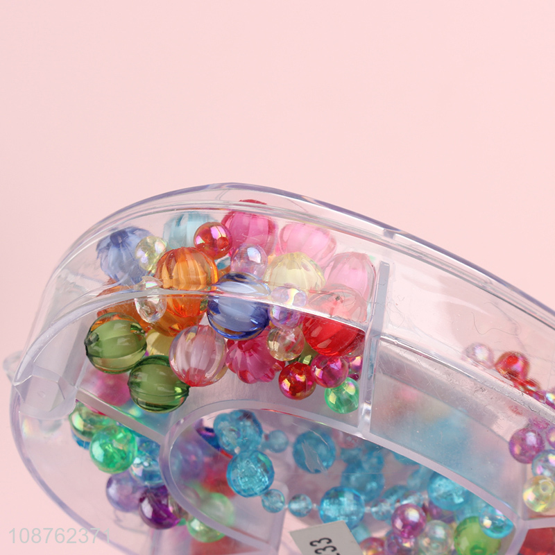 Online wholesale colorful plastic beads jewelry bracelet making kit