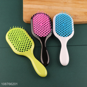 Factory price plastic detangling comb hairbrush