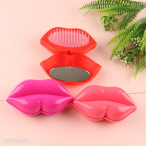 High quality plastic detangling comb hairbrush