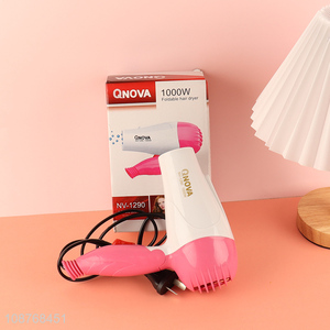 Online wholesale 1000W foldable hair dryer