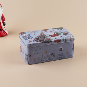 Poular products rectangle tinplate storage jar storage box