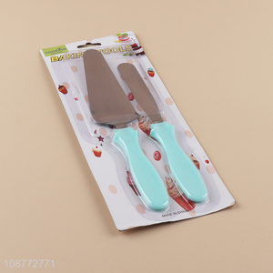 Hot selling 2pcs butter cheese spatula set