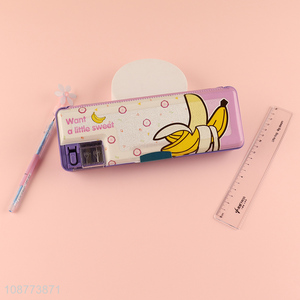 Most popular cartoon plastic pencil case pencil box