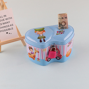 Hot selling metal saving pot money box for kids