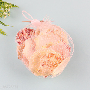 Online wholesale natural sea shells fish tank vase fillers