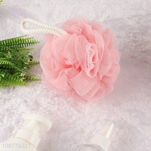 Online wholesale mesh sponge ball body scrubber