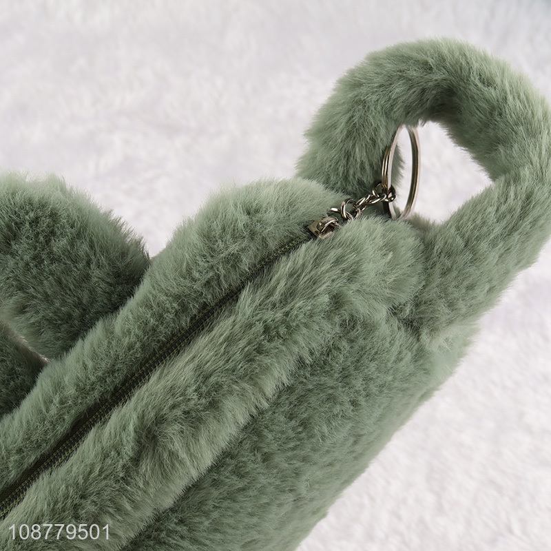 Good quality cute plush crocodile pencil pouch