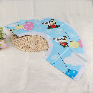 Wholesale cartoon print pvc swimming ring for kids