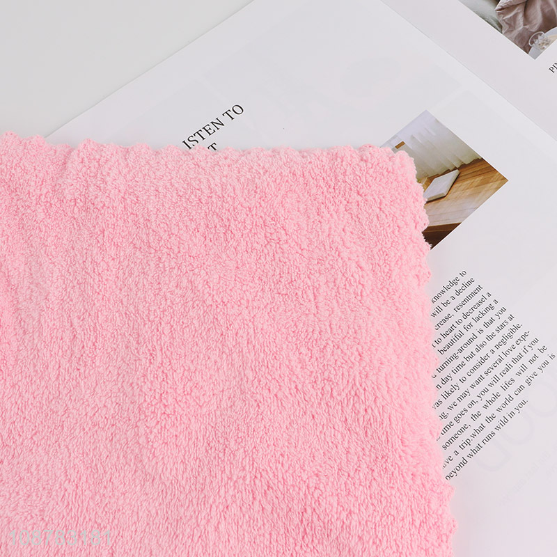 Online wholesale large soft coral fleece bath towels