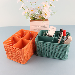 Factory supply desktop plastic storage box for office