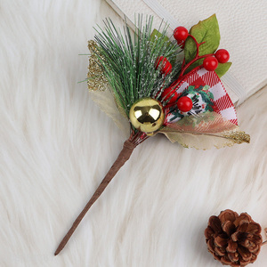 Hot selling artificial Christmas picks with red berries