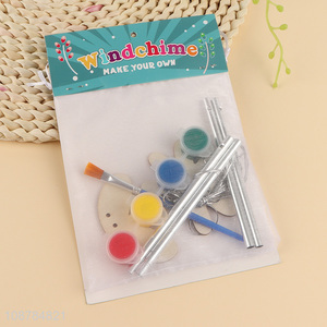 Good Quality Windchime Kit DIY Wooden Flower Chimes For Kids