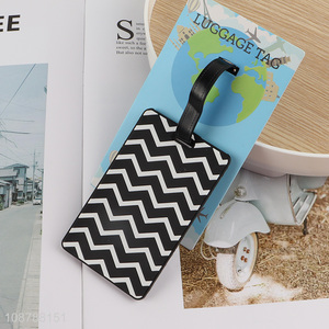 China imports pvc travel luggage tag for suitcase