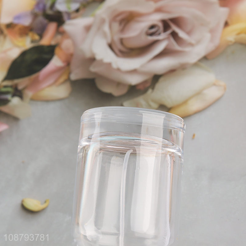 Hot selling clear unbreakable glass perfume bottle