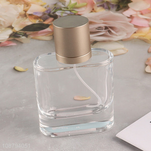 New product clear unbreakable glass perfume bottle