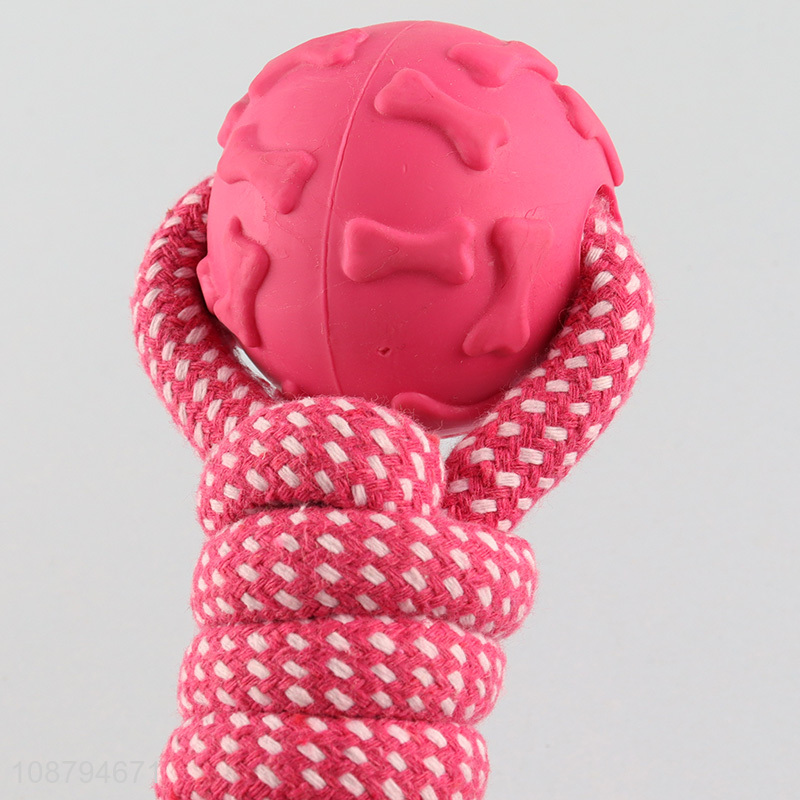 New product pets cotton rope ball toys for sale